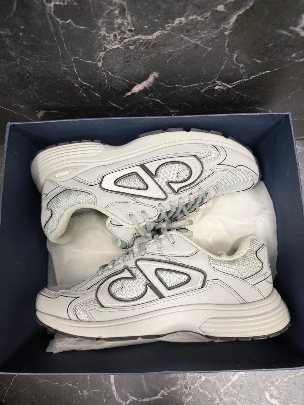Dior B30 Sneakers – Grey | EU 40 | Excellent Used Condition | Original Box Included