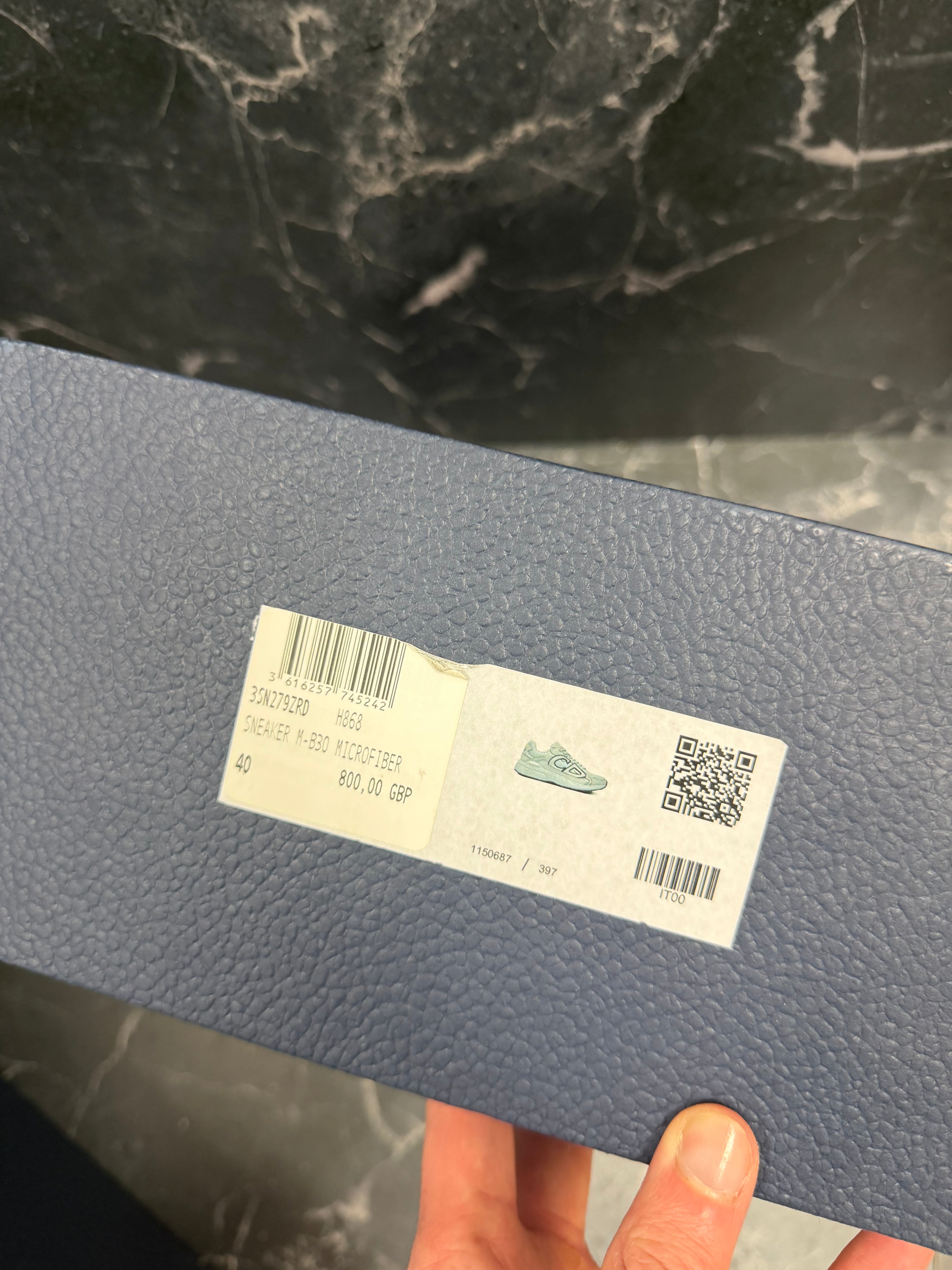 Dior B30 Sneakers – Grey | EU 40 | Excellent Used Condition | Original Box Included