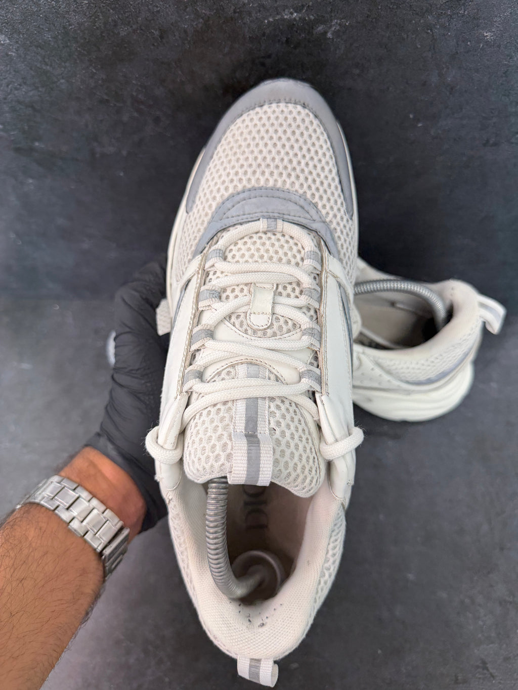 Authentic Dior B22 White Trainers – EU 44