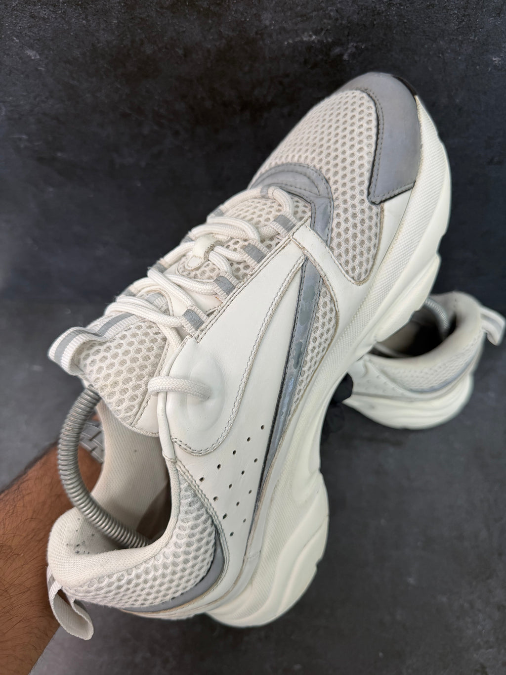 Authentic Dior B22 White Trainers – EU 44
