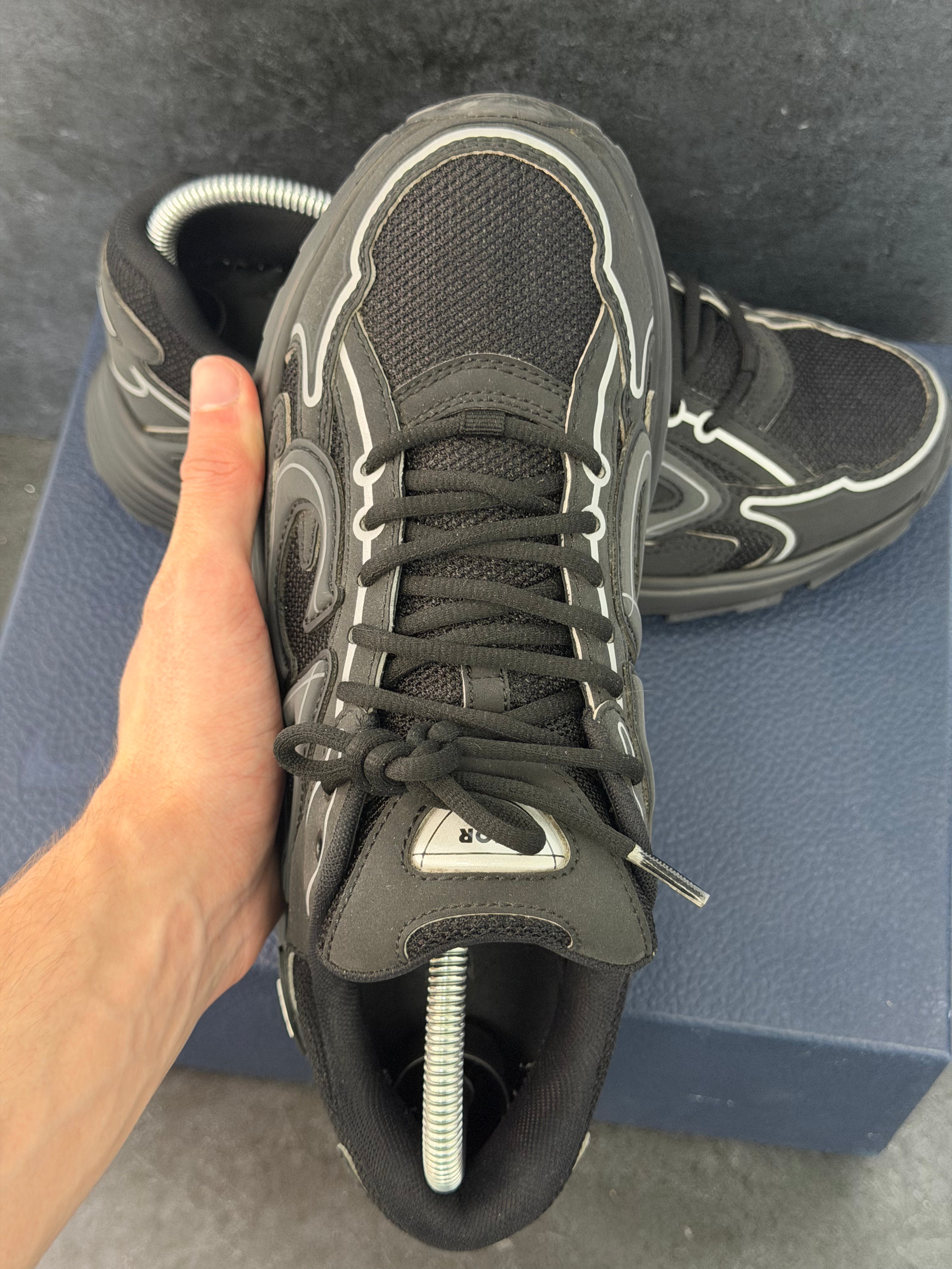 Authentic Dior B30 Black Trainers – EU 40