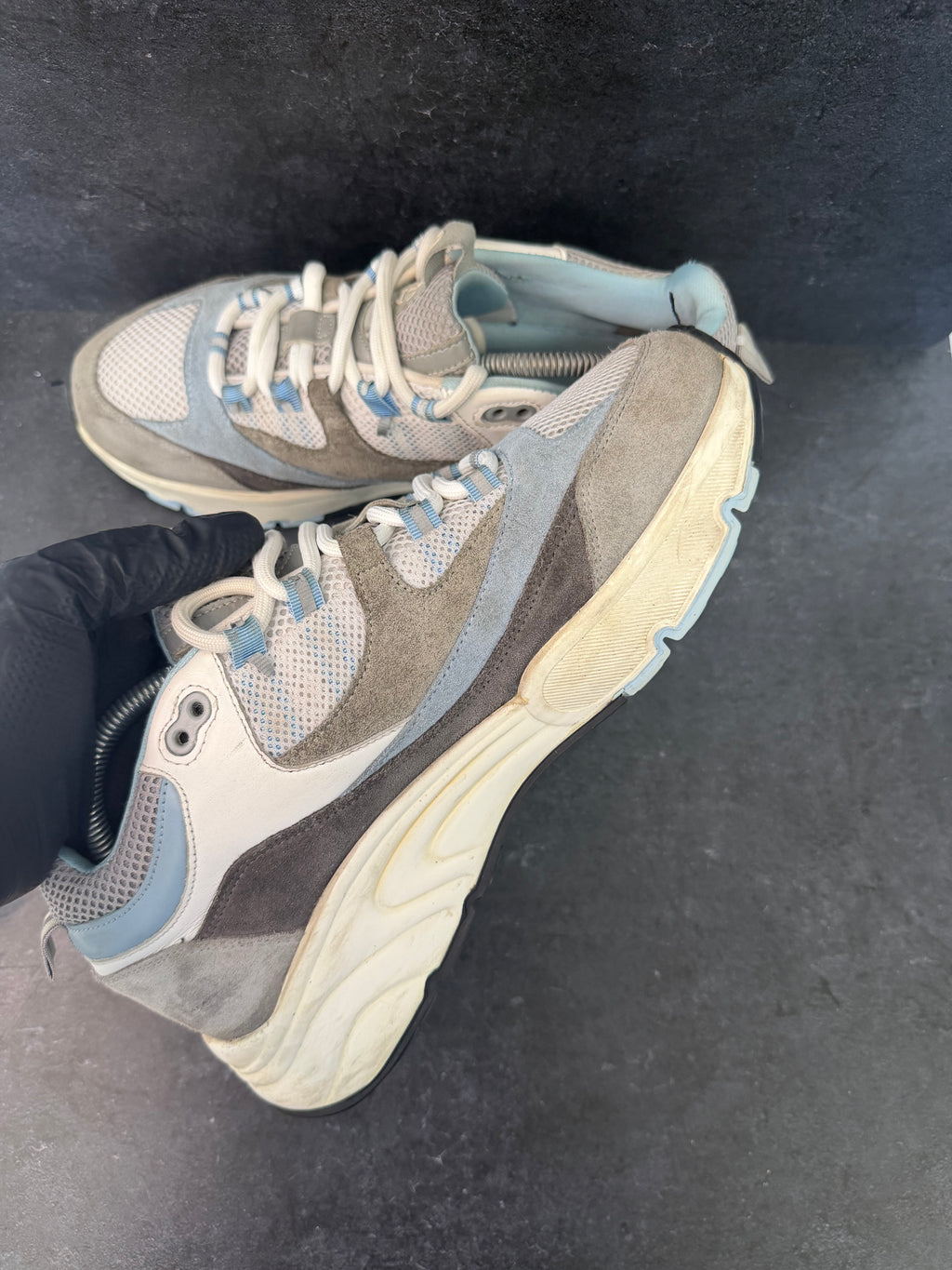 Authentic Cleens Aero Runner Blue/Grey – UK 9