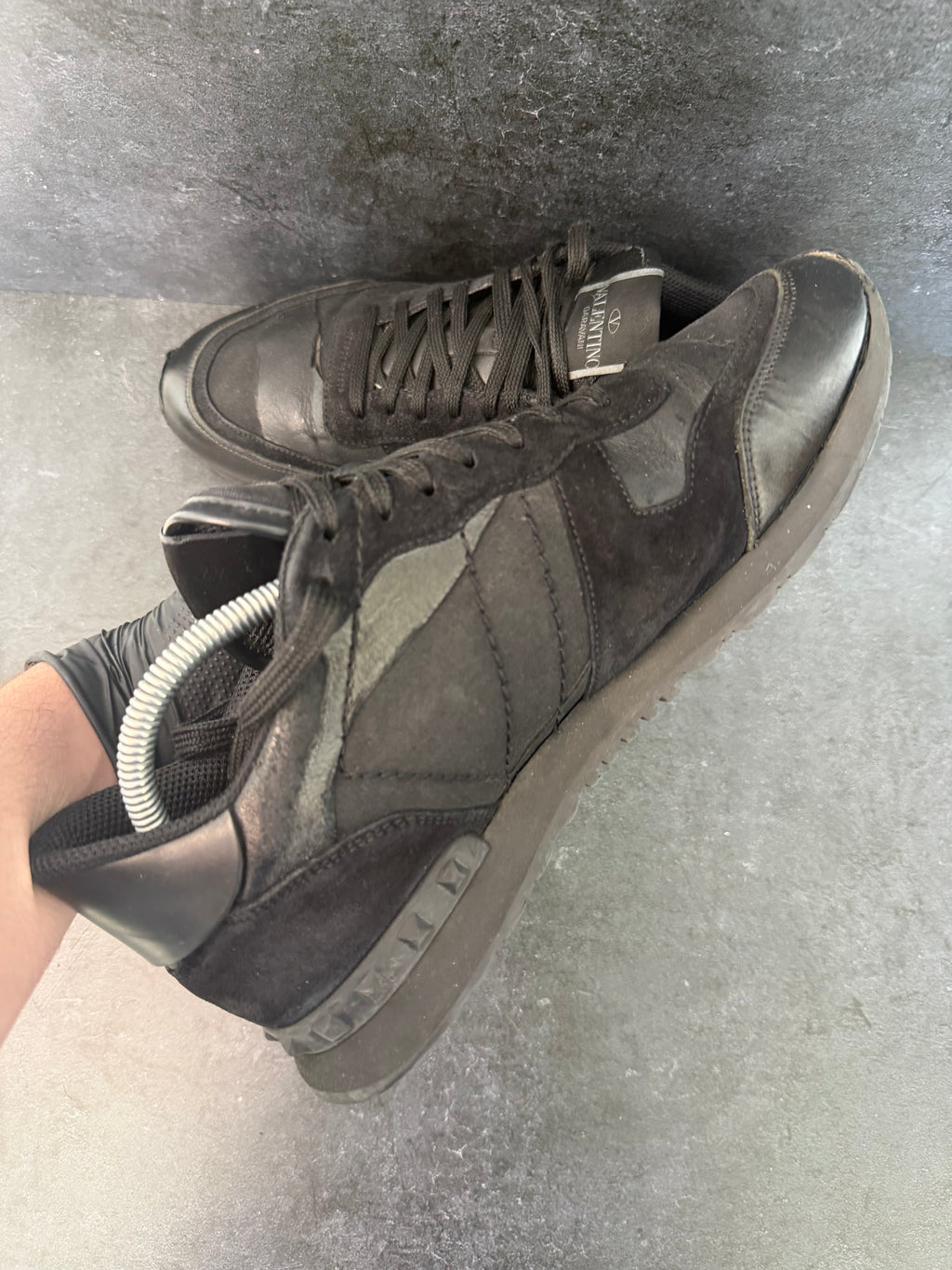 Authentic Valentino Rockrunner Black – EU 42